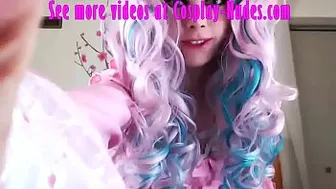 Young Cosplay Girl Strips Kawaii Pop Anime