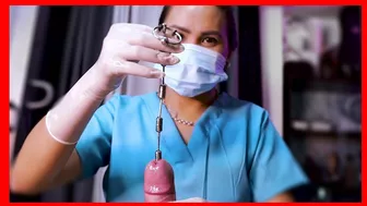 Edging & Sounding By Sadistic Nurse Domina Fire