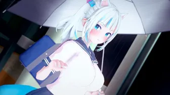 Gawr Gura And Her Vtuber Friends Get Many Creampies - Anime Hentai 3D Compilation