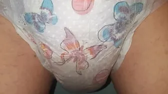 Teen Floods Pink Pullup Diaper