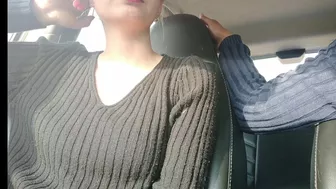 Doggystyle Handjob For Friend In Car Outdoors Risky Sex, Hornycouple149