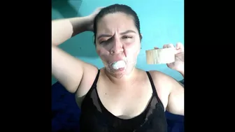 Latina Neighbor Girl: Gagged For The First Time (And She Liked It!)