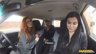 Threesome Driving Lesson