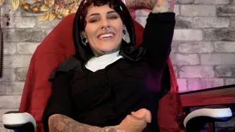 Naughty Nun With Her Strap On Gives You Instructions