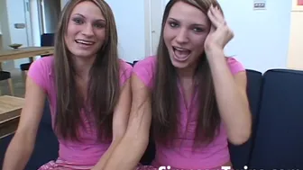 Tall Sexy Teen Twins Enjoying Mutual Masturbation