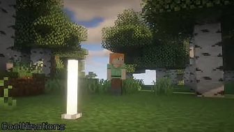 Minecraft Alex Sucking End Rod