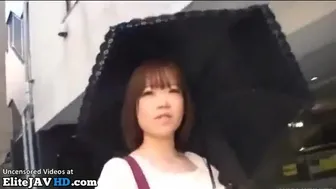 Japanese Busty Babe Accepts Sex With Random Guy