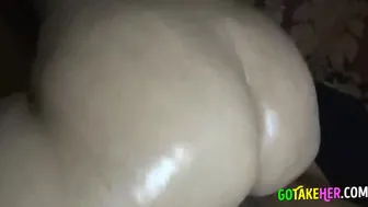 Big-Ass Amateur Rides Cock Until Filled With Cum