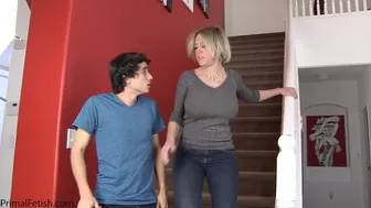 Experienced Milf Teaching Stepson How To Penetrate