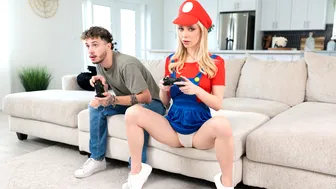 Mario Bros Parody With Teen Stepsister