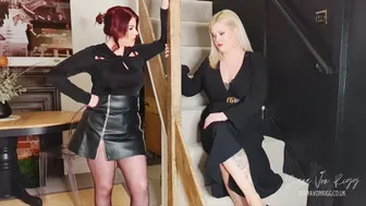 Hardcore Ballbusting At Femdom Cottage Uk (Diana Von Rigg & Miss Lady Louisa)