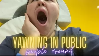 Yawning Attack In A Public Place