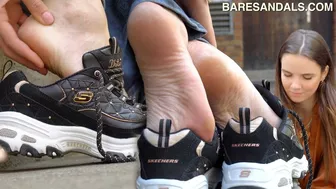 Severine's Feet In And Out Of Her Sneakers - Video Update 12173 Hd