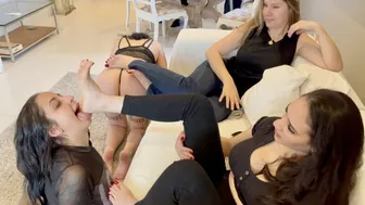 Goddess Grazi And Lana Noccioli - My Friend Sucking Our Feet After The Movie And Kally Was Of Punishment (Mp4 - Hd 1080P)