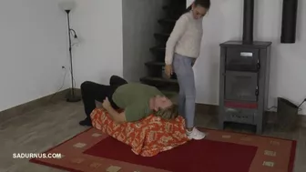 Under Mistress Olga's Jeans Wmv