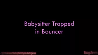 Babysitter Trapped In Bouncer