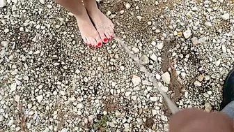 He Pee On My Feet And Ass On The Beach I Love Feel This Hot Rain