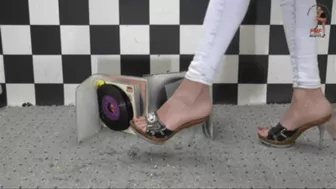 Old Records Crushed Under High Heel Mules