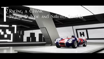 Racing A Classic: Jaguar D Type And Stiletto Sandals (Mp4 1080P)