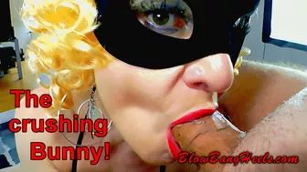 The Crushing Bunny! - Episode 1 - Starring: Vicky Heely - Part 5 - High Heels Lingerie Abnormally Long Toe Nails Edging Blowjob Cumshot On Feet And High Heels - Hd