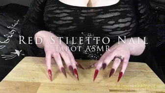 Red Stiletto Nail Tarot Asmr (Wmv)