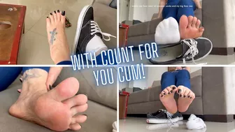 Countdown To You Cum For My Sweaty Feet