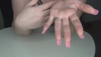 Hand Worship On Desk (Mp4) ~ Missdias Playground