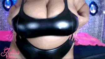 Black Leather Body Tease And Sloppy Bj Cs (Mp4 Version)