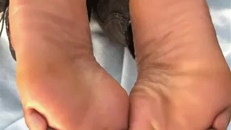 Elle's Ebony Footjob Compilation