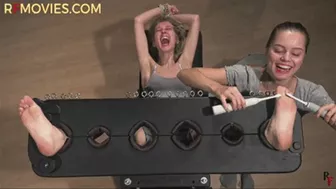 Leya Tickles Barefoot Frida In Stocks (Hd 720P Mp4)