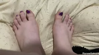 Worship My Feet, Toenail Panting And Foot Fucking Joi