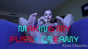 Making My Pussy Creamy - Goddess-Gasms By Goddess Kyaa - 720P Mp4