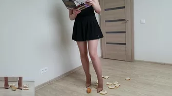 Careless Bread Crush In Nude Stiletto Heels