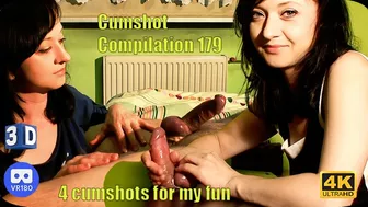 Cumshot Compilation 179 Vr3D 4K