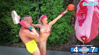 Clam Dunk Competition Outdoor Porn Sex On Basketball Court