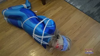 Super D Hogtied On The Floor Hd