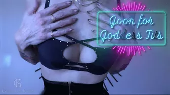 Goon For Goddess Tits - Uncensored Breast Worship Joi Mindfuck Cock Tease Stripping - 4K Mp4