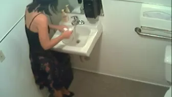 Piss Fetish Office Whore Peeing In The Pot