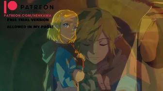 Link Fucks Zelda With Ganondolf's Help! - 4K 60Fps Hentai