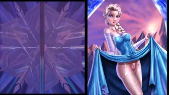 Sekushilover - Disney Elsa Vs Naked Elsa