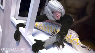 [Blacked] 2B Fuck On The Window [Grand Cupido](Nier Automata)