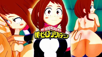 My Hero Academia Deku Fucks Ochaco Hentai 3D Uncensored