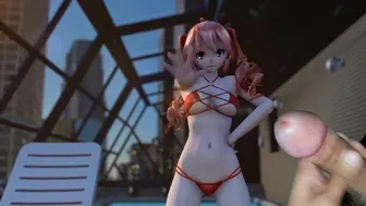 [Mmd] Masturbating To Cute Anime Girl (Cum Tribute #43)