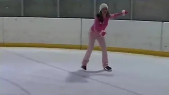 Little April And Her Solo Performance At The Skating Ring