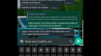 Whatsapp Conversation With Girlfriend From Mexicasero