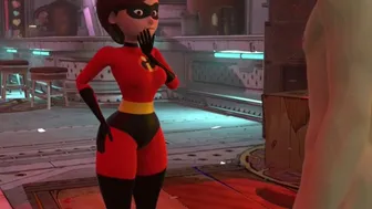 Elastic Girl Surprise In The Bar The Incredibles