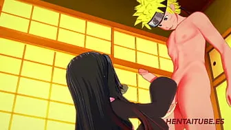 Demon Slayer Naruto - Naruto Big Dick Having Sex With Nezuko And Cum In Her Sexy Pussy 1/2