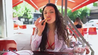 Latina Loves Pizza With Cum Toping