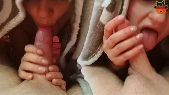 Brother Caught Slutty Stepsister Sucking His Morning Wood But Kept Silence To Cum In Mouth