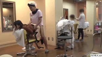 Japanese Risky Public Sex In Hair Salon Rui Hizuki